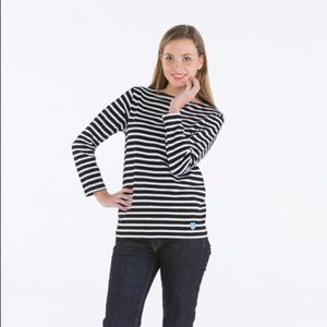 Orcival French Breton stripe sailor shirt